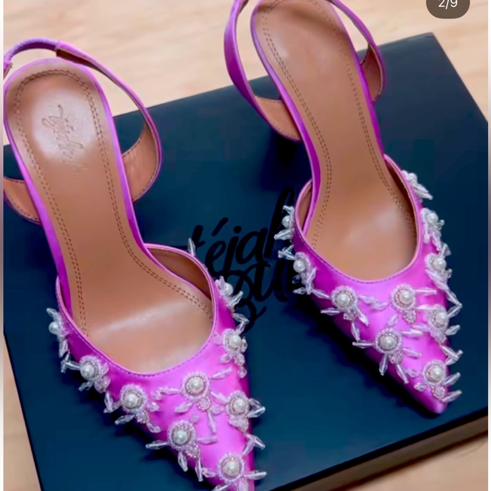 Tejahn Burnett Cleo Slingback Heels